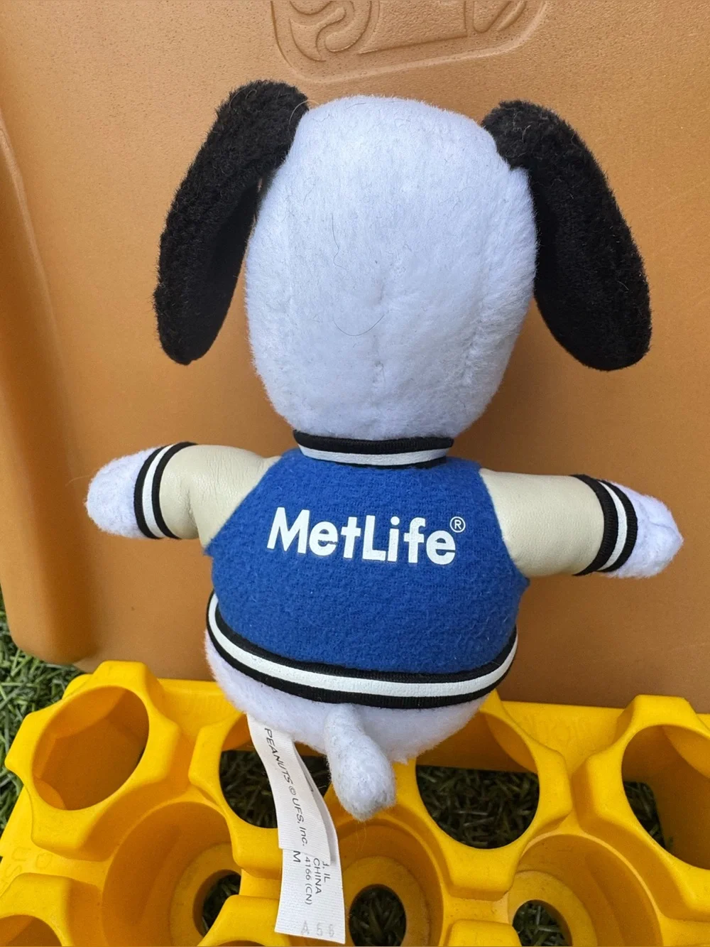 🐾 MetLife Snoopy Joe Cool Plush Toys Promotional Blue Varsity Jacket
